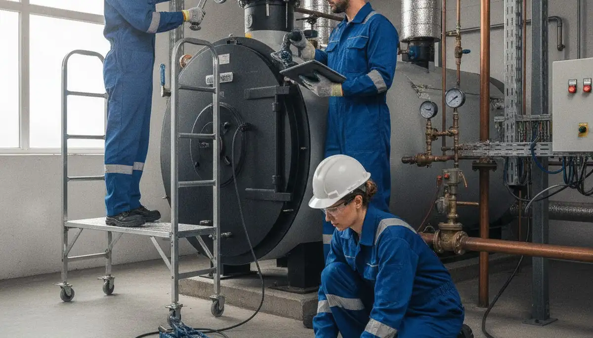 Boiler repair technician serving Reading, MA homes with reliable heating system service