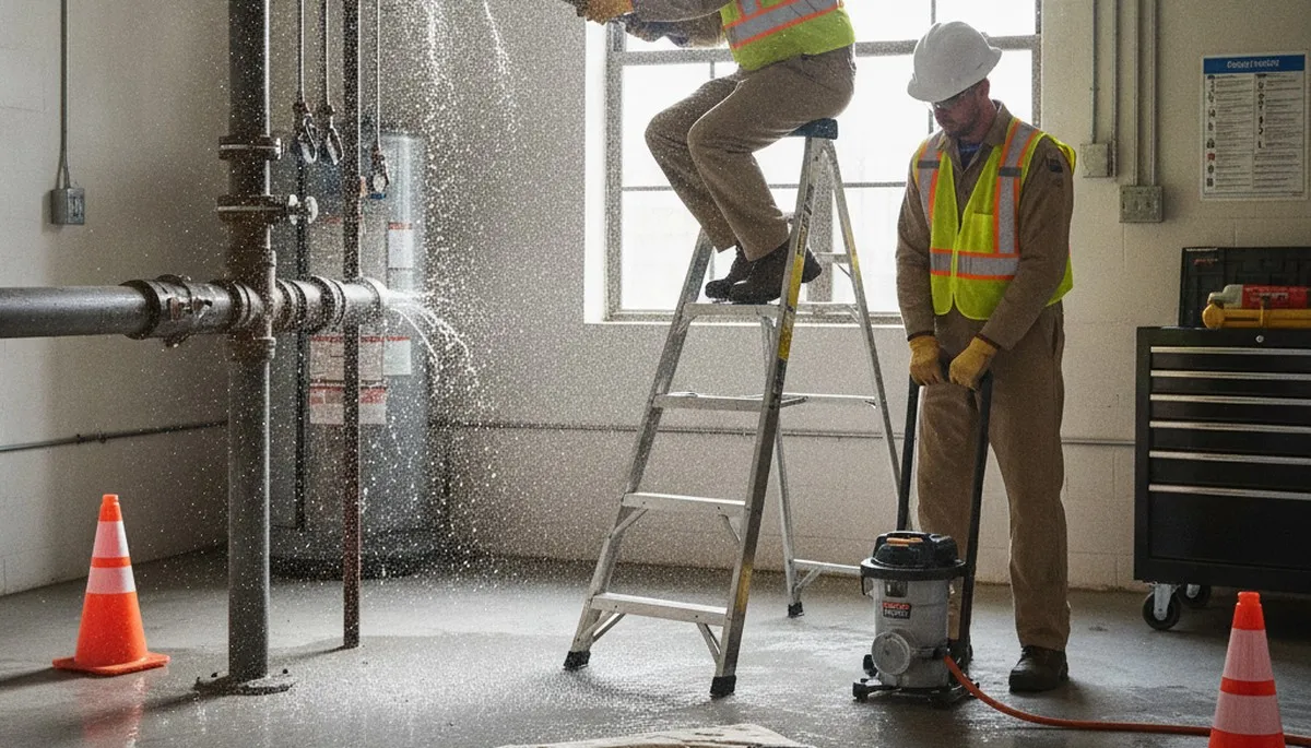 Emergency plumber truck serving Reading, MA for burst pipes, leaks, and frozen pipe repairs