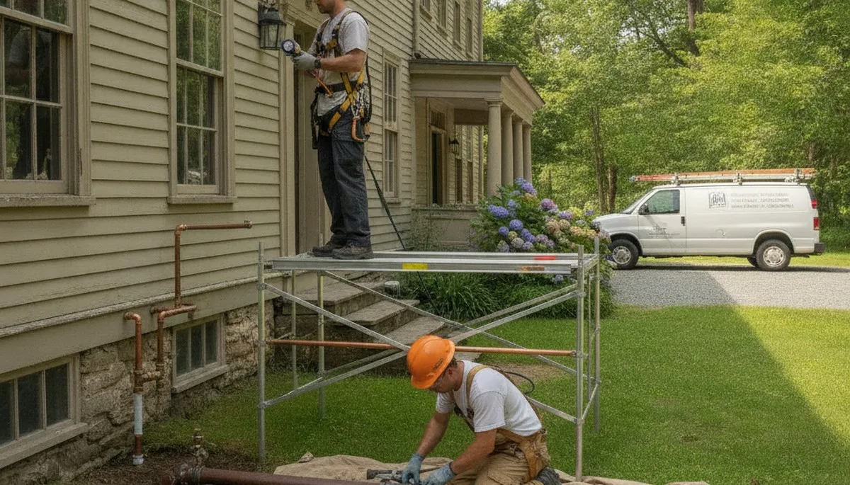 Professional plumber providing plumbing repair services in Reading, MA