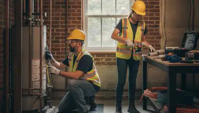 Professional plumber providing repair service in Reading, MA for a plumbing business