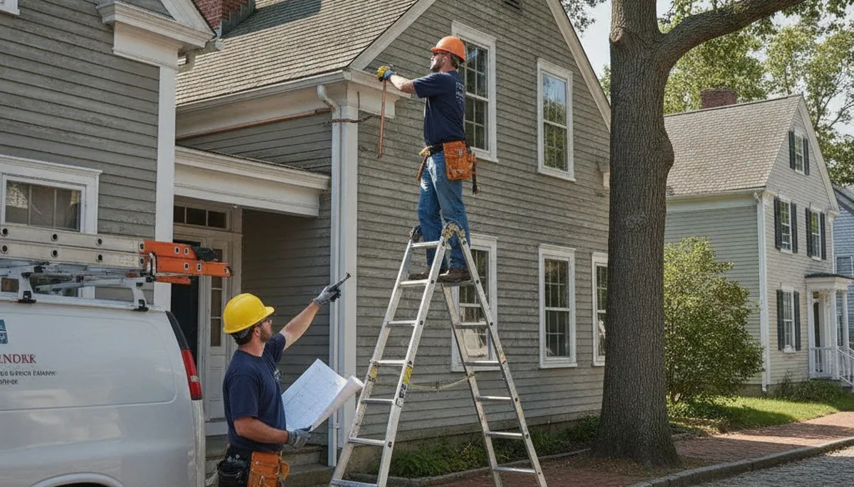 Plumber repairing pipe in Reading, MA for residential plumbing service