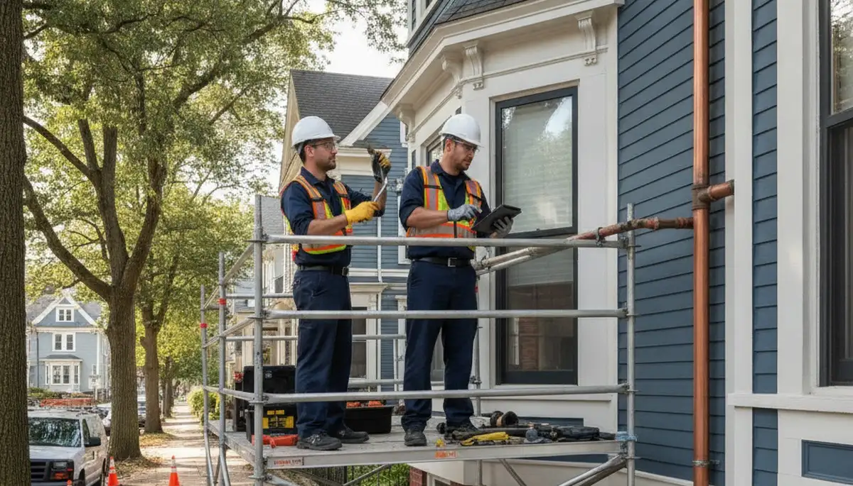 Licensed plumber servicing a home in Reading, MA for reliable plumbing repair services