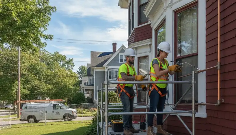 Plumber providing repair service in Reading, MA for local plumbing issues