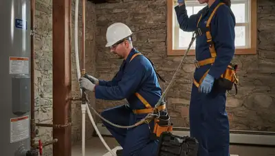 Plumber repairing a sink in Reading, MA for plumbing repair service