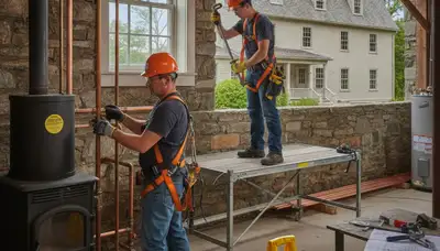 Professional plumber providing plumbing repair service in Reading, MA for local homeowners