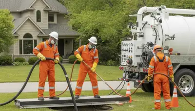 Septic tank cleaning service for Reading, MA homes by On Call Plumbers