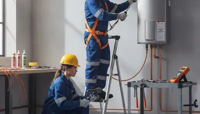 Tankless water heater installation for Reading, MA homes by On Call Plumbers